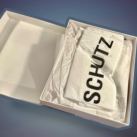 NWT SCHUTZ ‘Erlina’ Lace Up Gladiator Sandals in “Oyster” Nubuck Leather Size 6 - Picture 6 of 8